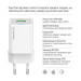 ColorWay Мережевий зарядний пристрій ColorWay GaN Mini 30W PD Port PPS USB (Type-C PD + USB QC4.0) White (CW-CHS053PD-WT)
