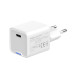 ColorWay Мережевий зарядний пристрій ColorWay GaN Mini 30W PD Port PPS USB-C White (CW-CHS054PD-WT)