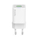 ColorWay Мережевий зарядний пристрій ColorWay GaN Mini 35W PD Port PPS USB (Type-C PD + USB QC4.0) White (CW-CHS055PD-WT)