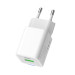 ColorWay Мережевий зарядний пристрій ColorWay GaN Mini 35W PD Port PPS USB (Type-C PD + USB QC4.0) White (CW-CHS055PD-WT)