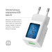 ColorWay Мережевий зарядний пристрій ColorWay GaN Mini 35W PD Port PPS USB (Type-C PD + USB QC4.0) White (CW-CHS055PD-WT)