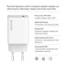 ColorWay Мережевий зарядний пристрій ColorWay GaN Mini 45W PD Port PPS USB-C White (CW-CHS057PD-WT)