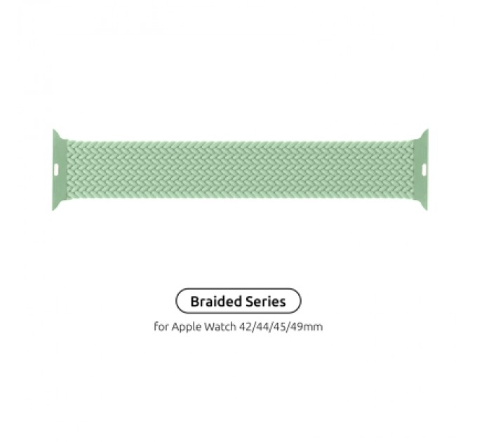 Armorstandart Ремінець до смарт-годинника Armorstandart Braided Solo Loop для Apple Watch 49/46/45/44/42 (Series 1-3) Mint Size 10 (172 mm) (ARM64912)