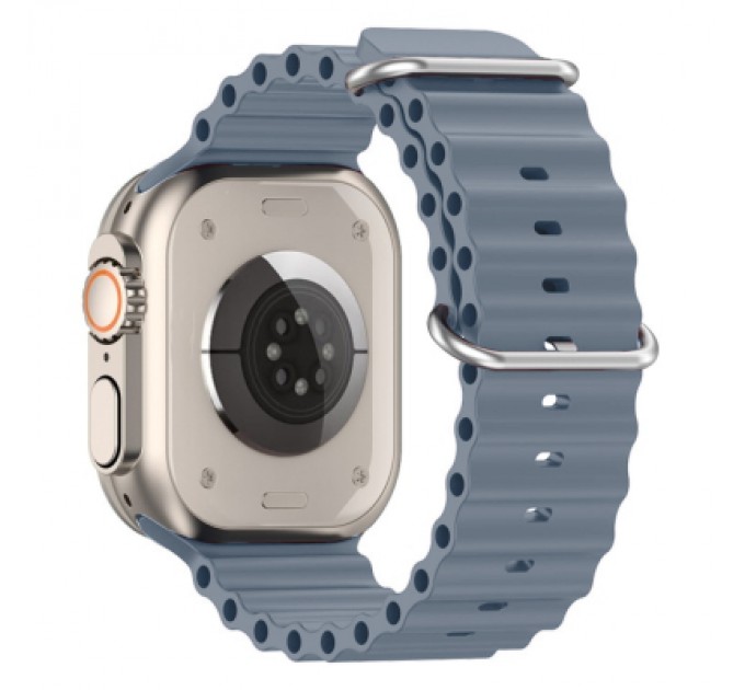 Armorstandart Ремінець до смарт-годинника Armorstandart Ocean Band для Apple Watch 49/46/45/44/42 (Series 1-3) Stone Lotus Blue (ARM74247)