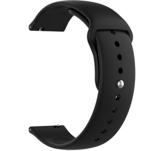 Armorstandart Ремінець до смарт-годинника Armorstandart Silicone Watch Strap 22mm Black (ARM80669)