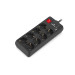 REAL-EL Фільтр живлення REAL-EL RS-Protect 805 3м Black (EL122300043)