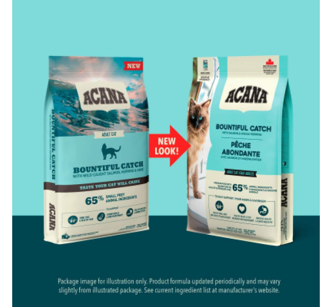 ACANA Сухий корм для кішок ACANA Bountiful Catch 4.5 кг (0064992714444)