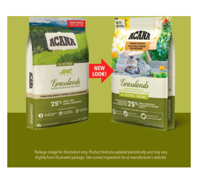 ACANA Сухий корм для кішок ACANA Grasslands 4.5 кг (0064992714727)