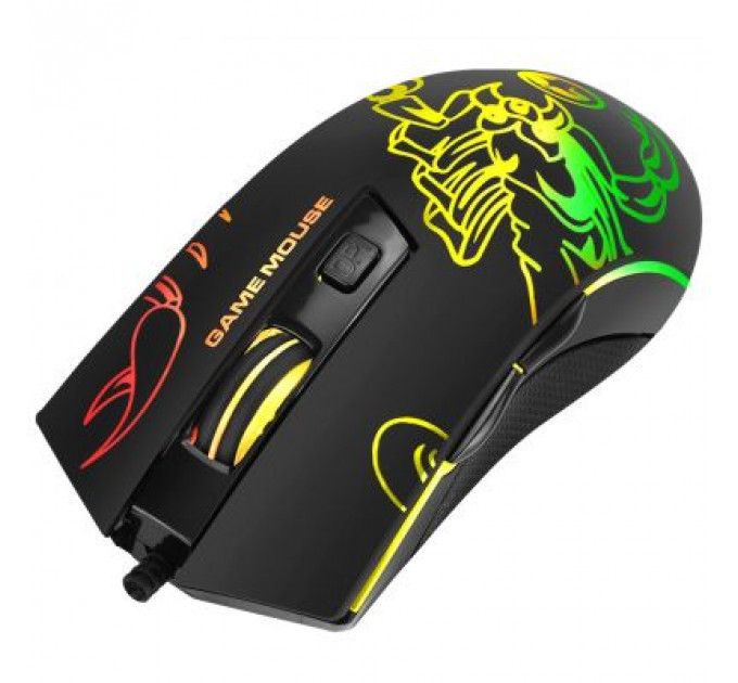 Мишка Marvo M209 LED USB Black (M209)