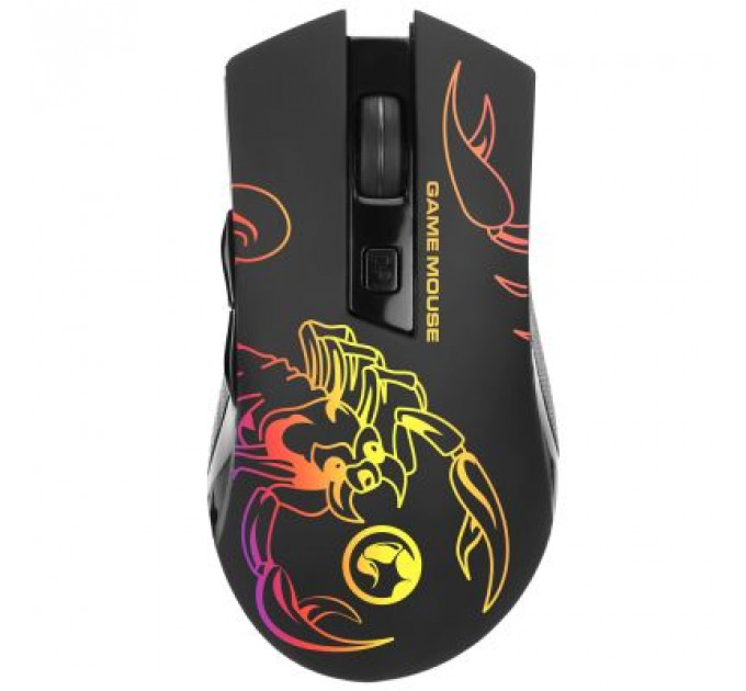 Мишка Marvo M209 LED USB Black (M209)