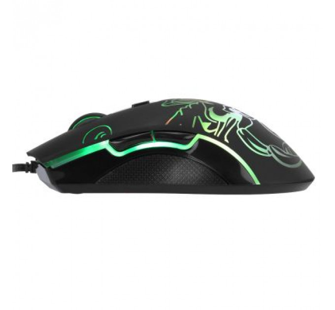 Мишка Marvo M209 LED USB Black (M209)