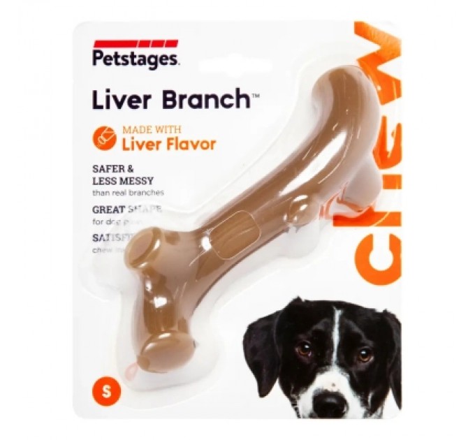 Petstages Іграшка для собак Petstages Гілка з ароматом печінки середня (0700603686105)