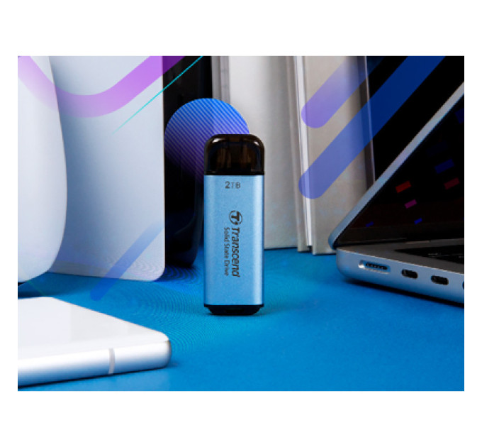 Transcend Накопичувач SSD USB Type-C 2TB ESD300 Transcend (TS2TESD300C)