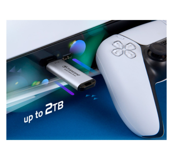 Transcend Накопичувач SSD USB Type-C 2TB ESD300 Transcend (TS2TESD300C)