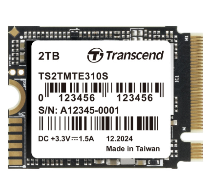 Transcend Накопичувач SSD M.2 2230 2TB 310S Transcend (TS2TMTE310S)