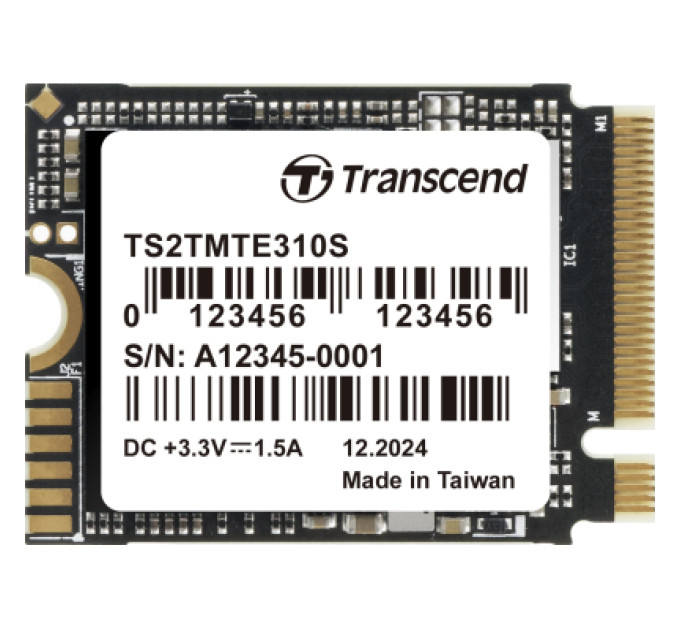 Transcend Накопичувач SSD M.2 2230 512GB 310S Transcend (TS512GMTE310S)