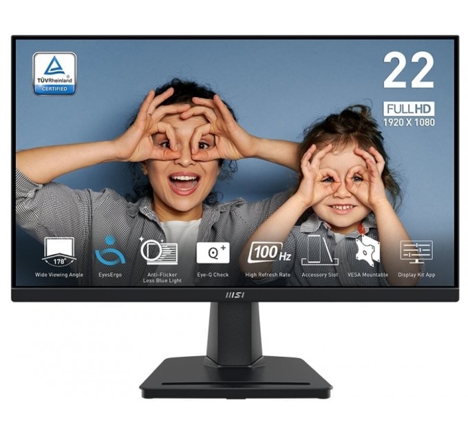 MSI Монiтор MSI 21.5" Pro MP225V VA Black 100Hz