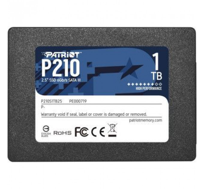 Накопичувач SSD 2.5" 1TB Patriot (P210S1TB25)
