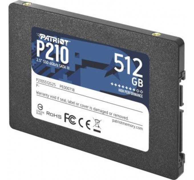 Накопичувач SSD 2.5" 512GB Patriot (P210S512G25)