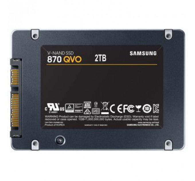 Накопичувач SSD 2.5" 2TB 870 QVO Samsung (MZ-77Q2T0BW)