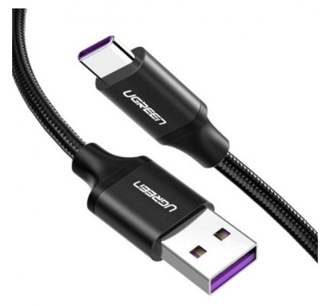 Дата кабель USB 3.0 AM to Type-C 2.0m 3.0A 18W US184 Black Ugreen (20884)