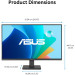 ASUS Монітор Asus 27" VA279HG (90LM04J1-B02371) IPS Black 120Hz