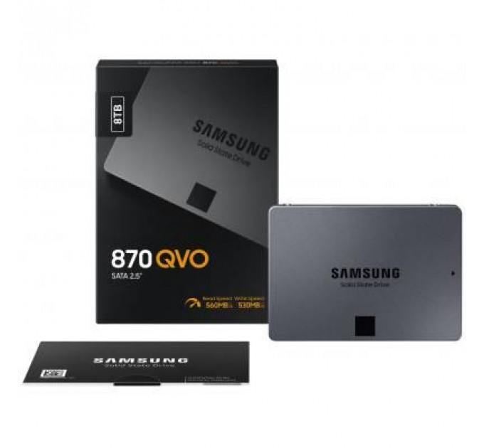Накопичувач SSD 2.5" 8TB 870 QVO Samsung (MZ-77Q8T0BW)