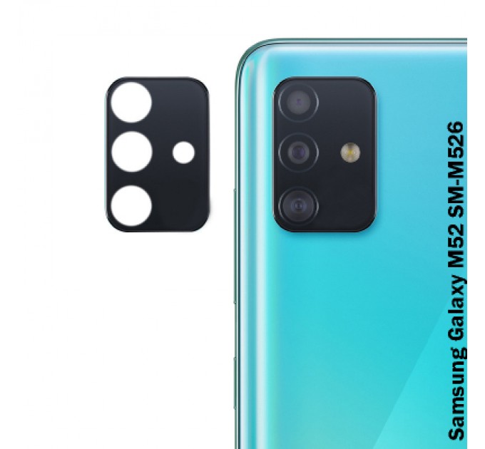 BeCover Скло захисне BeCover for camera Samsung Galaxy M52 SM-M526 Black (707030) (707030)