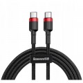 Baseus Дата кабель USB-C to USB-C 1.0m USB 3.1 3A red Baseus (CATKLF-G91)