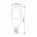 Videx Лампочка Videx LED C37h 4.9W E14 4100K (VL-C37h-49144)
