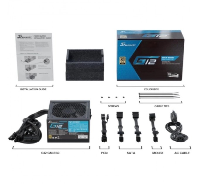 Seasonic Блок живлення Seasonic 850W (G12 GM-850)