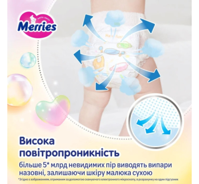 Merries Підгузки Merries розмір XL (12-22 кг) трусики 46 шт (4901301442963)