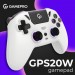 GamePro Геймпад GamePro із зарядною станцією 2.4G/BT 5.1/USB (Switch/PC/PS/iOS/Android) RGB White (GPS20W)