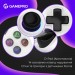 GamePro Геймпад GamePro із зарядною станцією 2.4G/BT 5.1/USB (Switch/PC/PS/iOS/Android) RGB White (GPS20W)