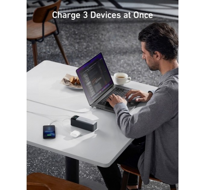 Anker Універсальна мобільна батарея Anker PowerCore 737 GaNPrime 24000 mAh 140W Black (A1289011)