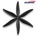 Gemfan Пропелер для дрона Gemfan 8040 3 Blade Propeller Black 1 pair (GF8040-3CN/HP098.PMCN8040-3B)