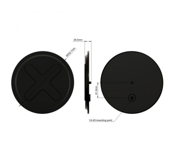 Антена для дрона TrueRC X-21 5.8GHz SMA RHCP (0608597256062-2)