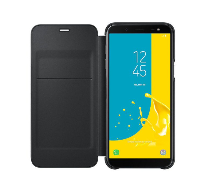 Samsung Чохол-книжка Samsung Wallet Cover для Samsung Galaxy J6 SM-J600 Black (EF-WJ600CBEGRU)