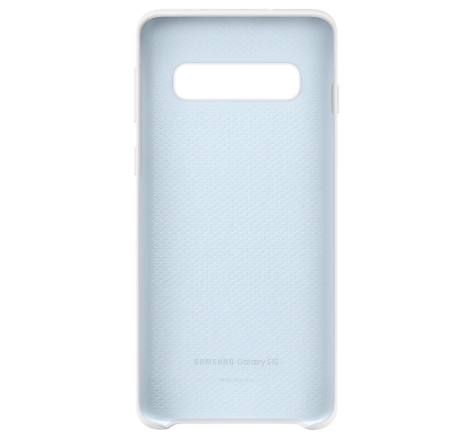 Samsung Чохол-накладка Samsung Silicone Cover для Samsung Galaxy S10 SM-G973 White (EF-PG973TWEGRU)