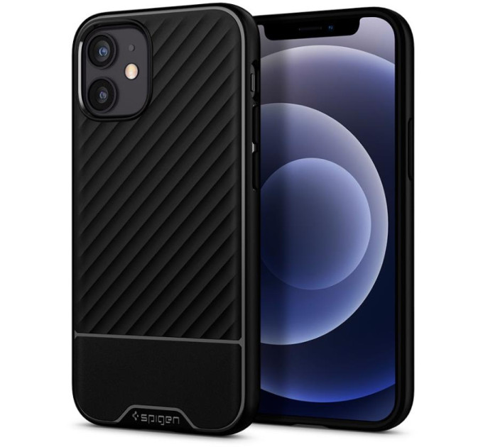 Spigen Чохол-накладка Spigen Core Armor для Apple iPhone 12 Mini Matte Black (ACS01537)