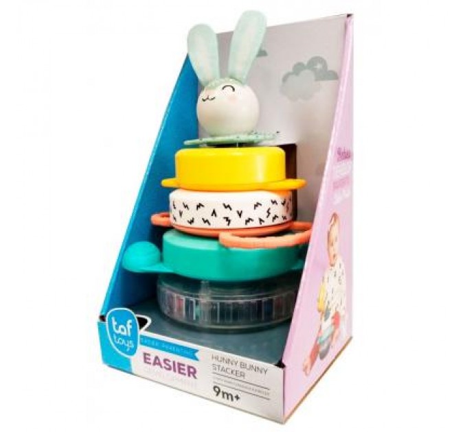 Taf Toys Розвиваюча іграшка Taf Toys пірамідка Кролик колекція Полярне сяйво (12445)