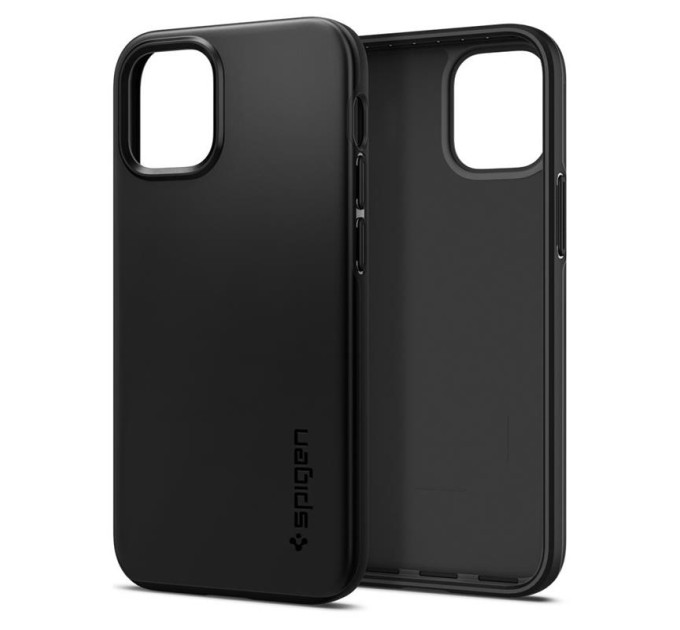 Spigen Чохол-накладка Spigen Thin Fit для Apple iPhone 12 Mini Black (ACS01739)