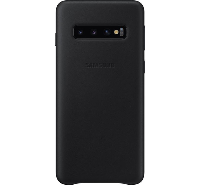 Samsung Чохол-накладка Samsung Leather Cover для Samsung Galaxy S10 SM-G973 Black (EF-VG973LBEGRU)