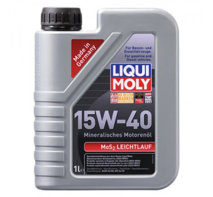 Liqui Moly Моторна олива Liqui Moly MoS2 Leichtlauf SAE 15W-40 1л. (1932)