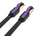 Vention Патч-корд Vention CAT7 SSTP Ethernet, 1 m, Black (ICABF)