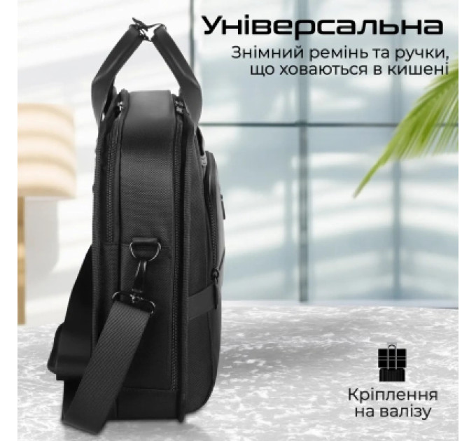Promate Сумка для ноутбука Promate 15.6" Paramount-MB Black (paramount-mb)