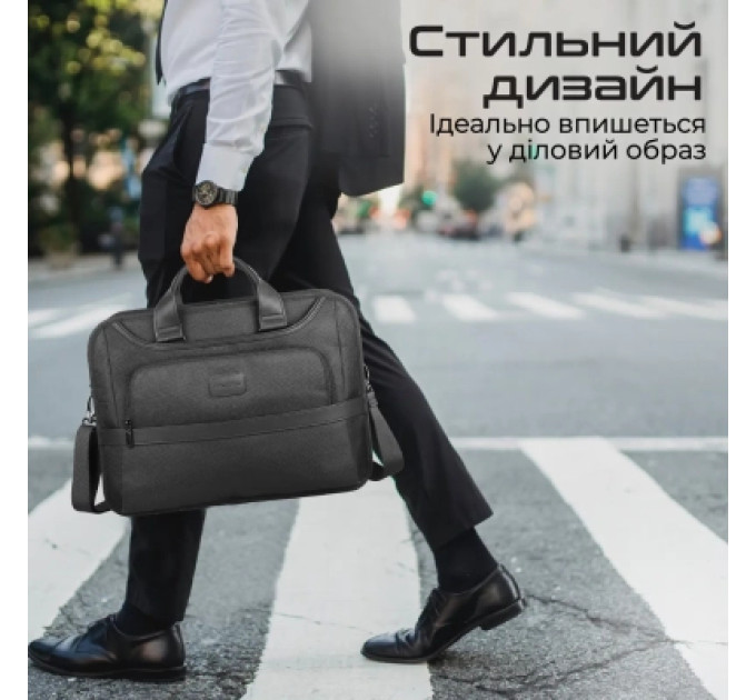 Promate Сумка для ноутбука Promate 15.6" Paramount-MB Black (paramount-mb)