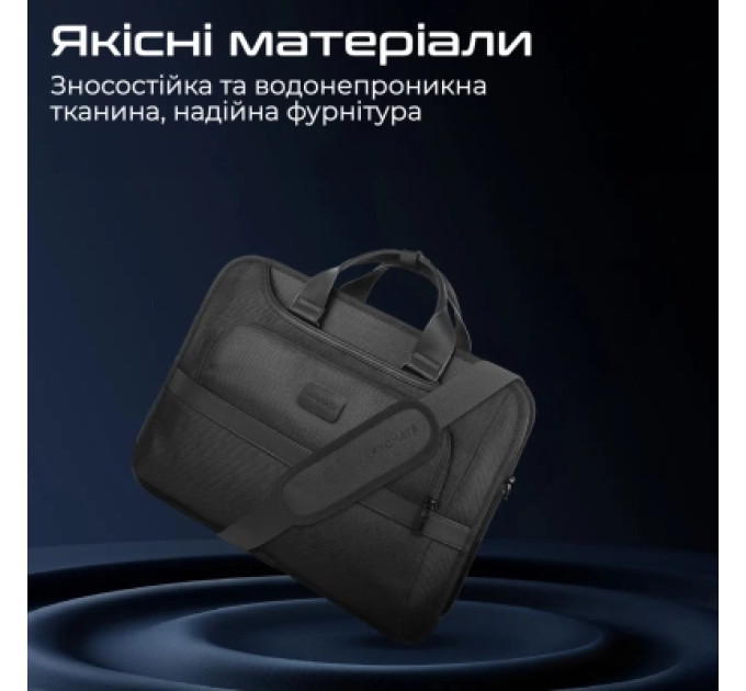 Promate Сумка для ноутбука Promate 15.6" Paramount-MB Black (paramount-mb)