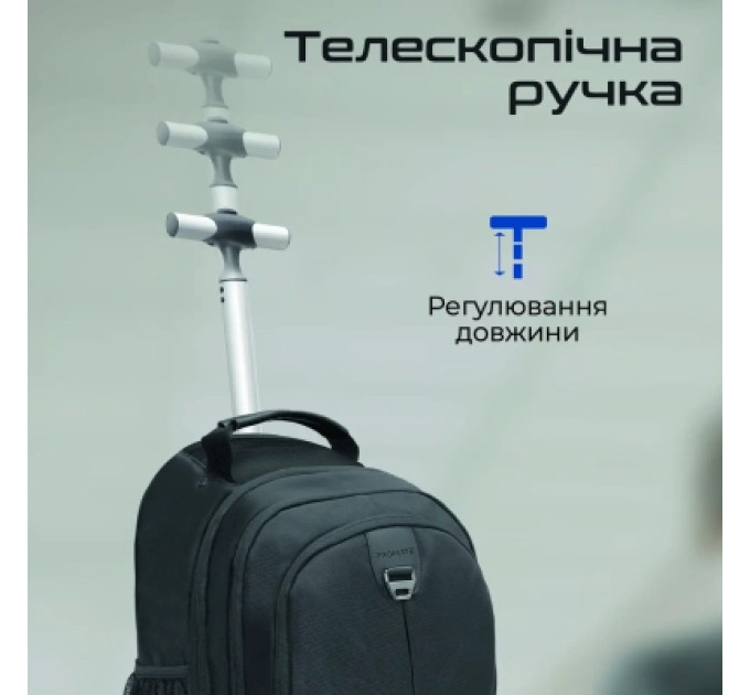 Promate Рюкзак для ноутбука Promate 15.6" Compact-TR black (compact-tr.black)