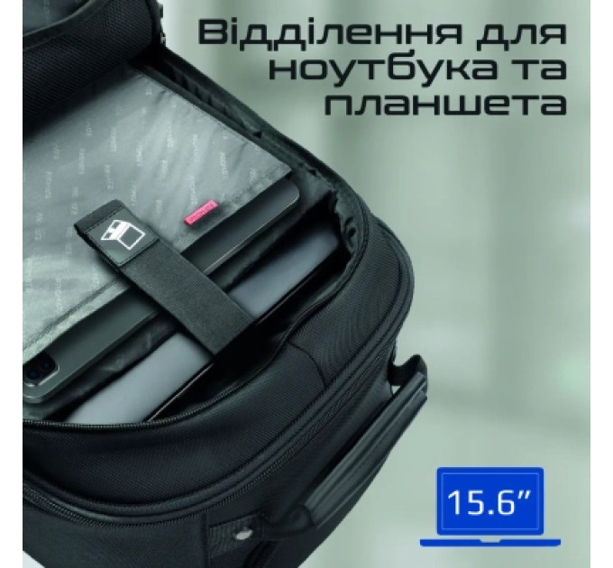 Promate Рюкзак для ноутбука Promate 18" Rover-TR black (crampack-tr.black)